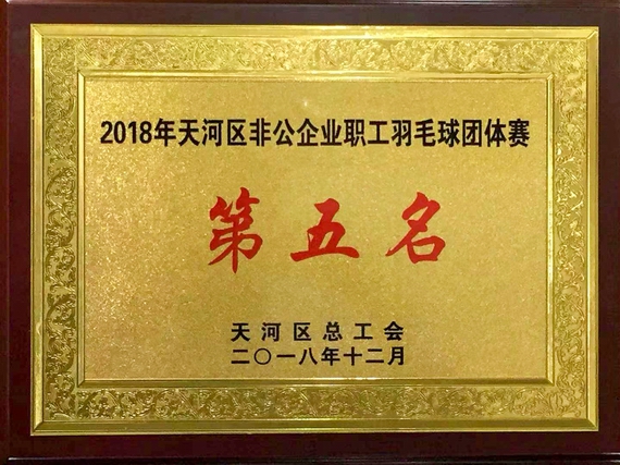 第五名奖牌
